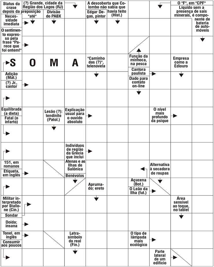 Palavras cruzadas on-line com Crossword Labs 