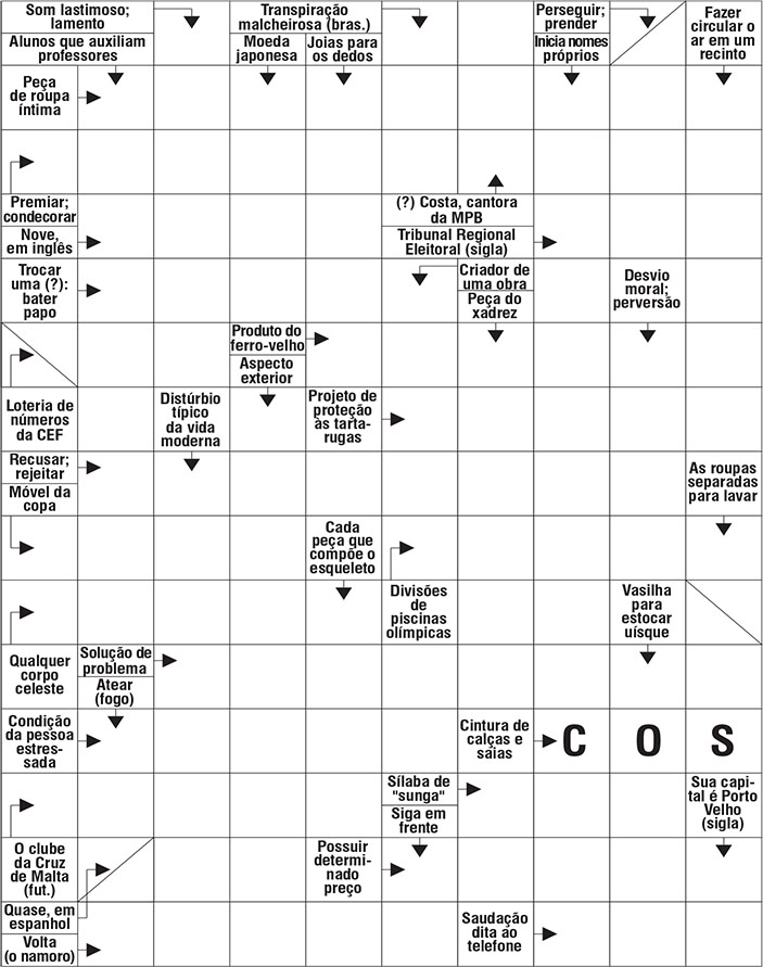 PALAVRAS CRUZADAS DIRETAS  Palavras cruzadas para imprimir, Palavras  cruzadas, Palavras cruzadas em português